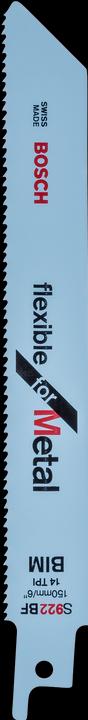 Bosch Zubehör Säbelsägeblatt Bimetall, S 922 BF Flexible for Metal