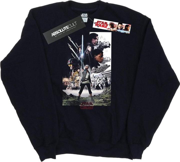 Star Wars The Last Jedi Character Poster Sweatshirt (L)