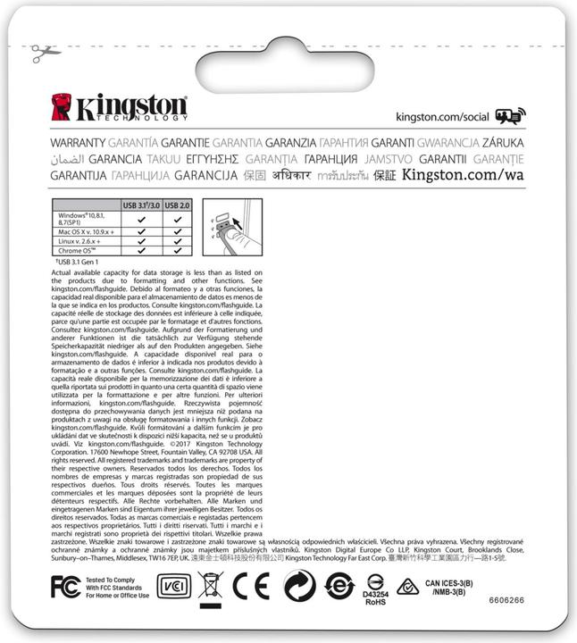 Actual product image Kingston DataTraveler Elite G2 (64 GB, USB-A)