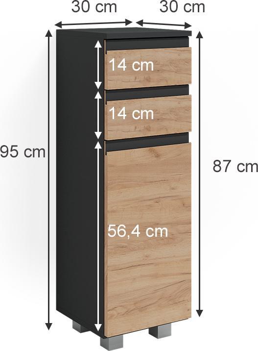Actual product image Vicco J-Shape (30 x 30 x 95 cm)