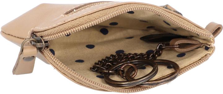 Actual product image Esquire Peru leather key pouch 11 cm