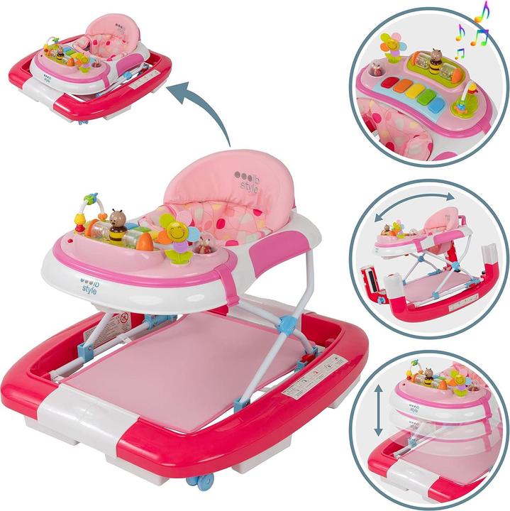 Actual product image IB-Style 5in1 Lauflernwagen "Little World" mit Schaukelfunktion, Licht & Melodie