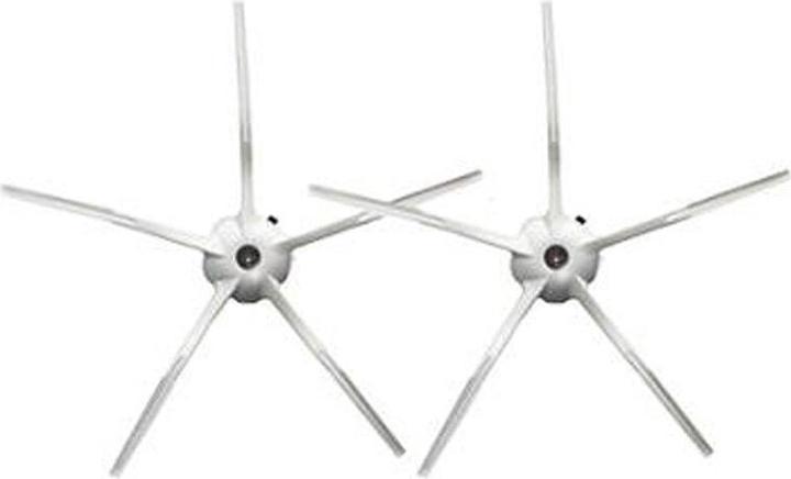 Hermex Alternative Seitenpinsel 2Stk. für Xiaomi Roborock Serie S5 S6 Weiss