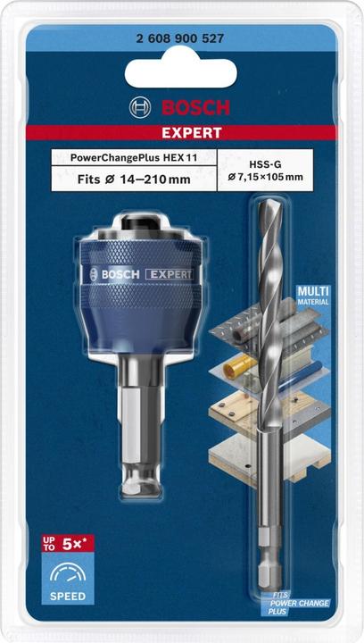 Actual product image Bosch Professional Zubehör Expert Power Change Plus Adapter (7.15 millimetres)