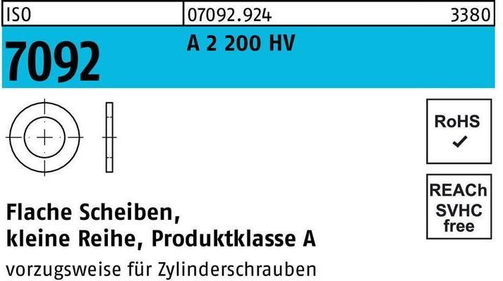 Image du produit Rondelle ISO 7092 8 A 2 200 HV