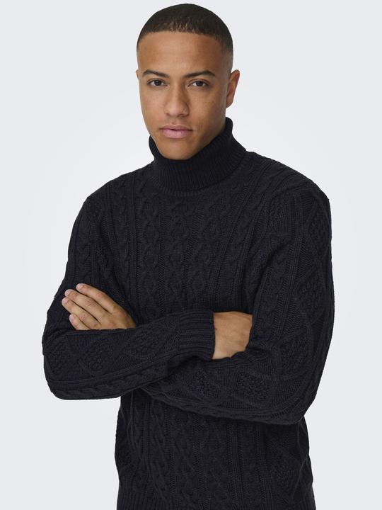 Produktbild Only & Sons Strukturstrick Strickpullover (XS)