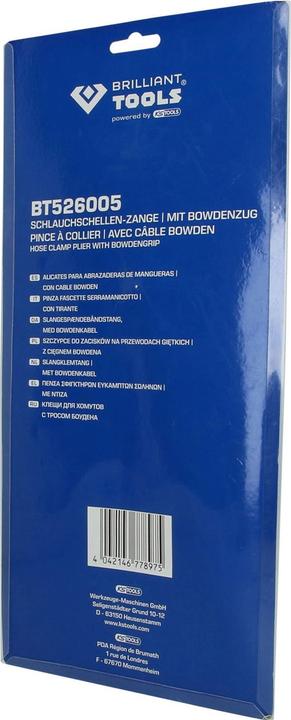 Produktbild Brilliant Tools Schlauchschellen-Zange (260 mm)