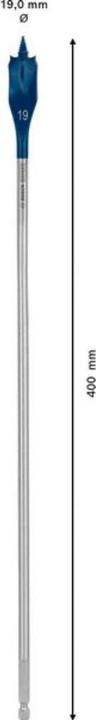 Produktbild Bosch Professional Zubehör EXPERT Self Cut Speed Flachfräsbohrer, 19 x 400 mm (19 Millimeter)