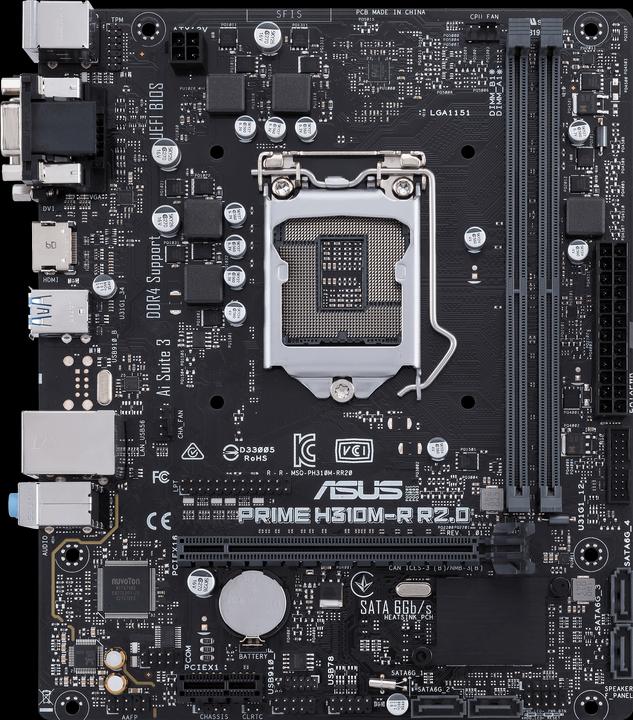 Produktbild ASUS Prime H310M-R R2.0 (LGA 1151, Intel H310, mATX)