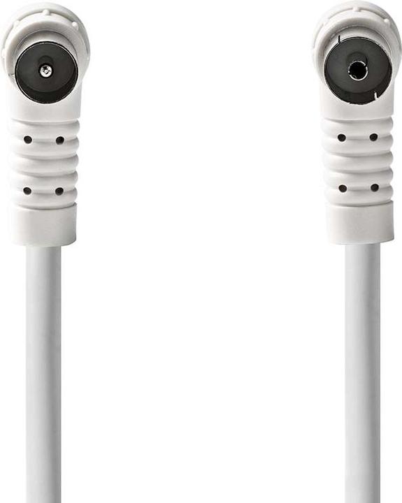Produktbild Nedis Koaxial Kabel | IEC (Coax) Stecker | IEC (Coax) Buchse | Vernickelt | 120 dB | 75 Ohm | 4-fach (120 dB, Antennenkabel)