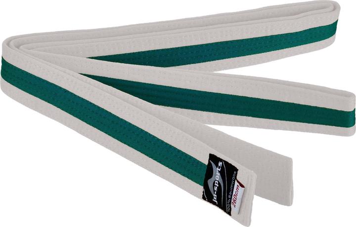 Ju-Sports Budogürtel weiss/grün/weiss