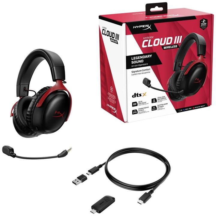Actual product image HyperX Cloud III (Wireless, Cable)