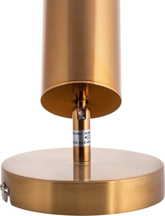 Produktbild Activejet SPECTRA einzelne goldene Deckenleuchte GU10 für Wohnzimmer (GU10)