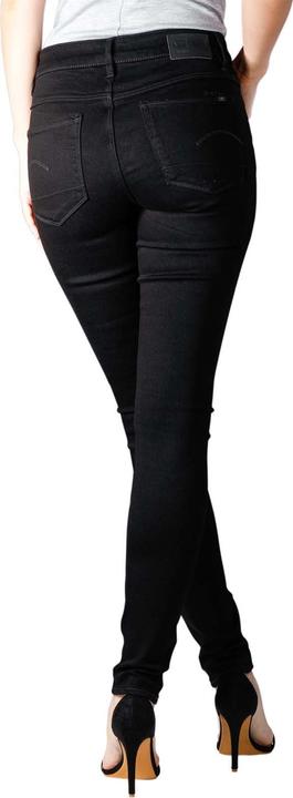 Actual product image G-Star 3301 High Skinny Elto Nero F Superstretch pitch black (W26/L30)