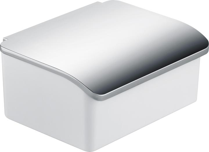 Keuco Wet paper box Elegance 11667013000 porcelain white/chrome-plated