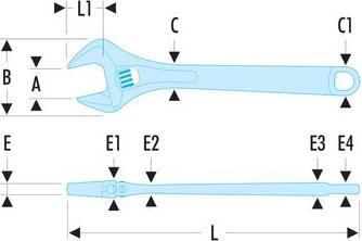 Productafbeelding Facom Vorksleutel 101 (23 mm)
