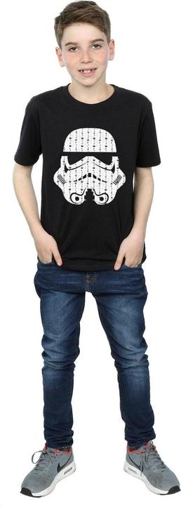 Immagine prodotto Star Wars Christmas Stormtrooper Helmet Maglietta Ragazzi (140, 146)