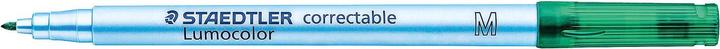 Image du produit Staedtler Lumocolor correctable 305 Stylo universel effaçable à sec, produit unique, vert, M (Vert, 1 mm, 1 x)