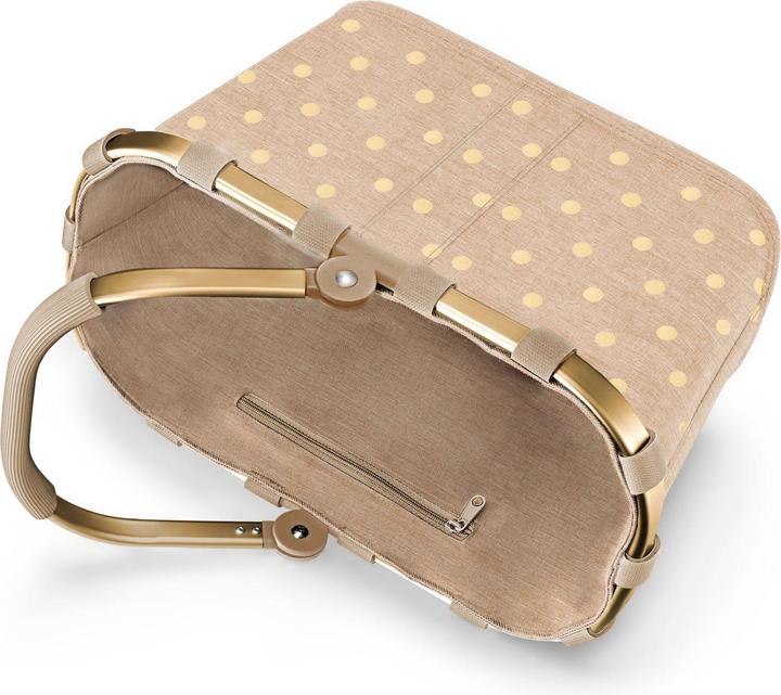 Produktbild reisenthel carrybag XS frame metallic dots coffee