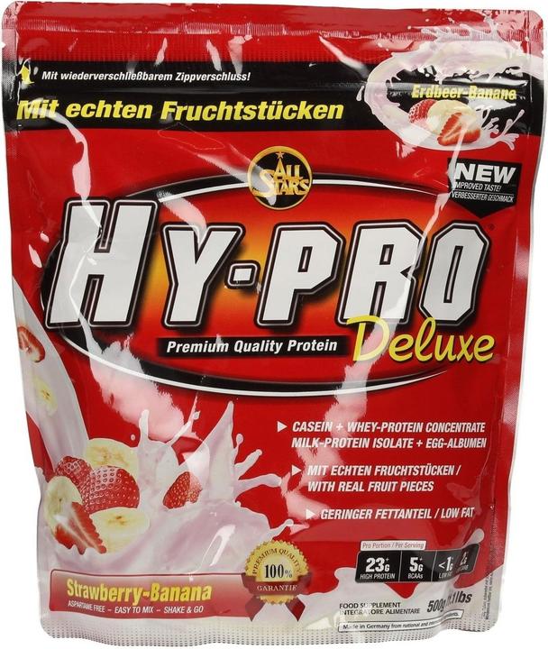 Produktbild All Stars Hy-Pro Deluxe (Erdbeer, Banane, 1 Stk., 500 g)