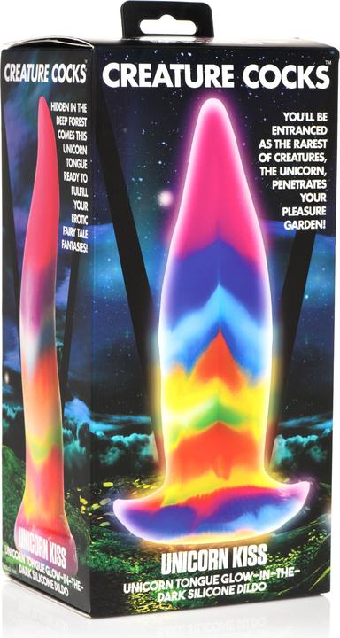 Produktbild Creature Cocks Glowinthedark Unicorn Tongue Dildo