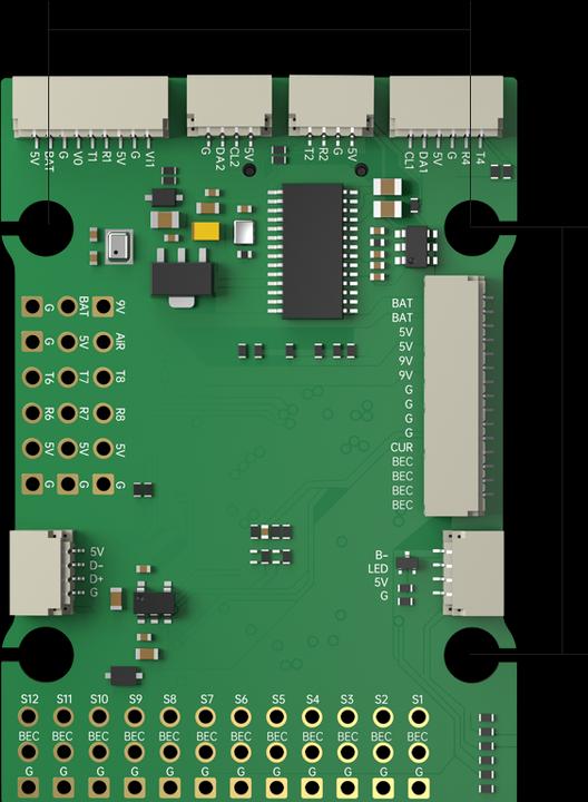 Actual product image iFlight BLITZ Wing H743 Flight Controller (Drone remote control)
