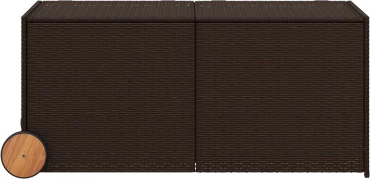 Image du produit VidaXL Gartentruhe mit Rollen 283L