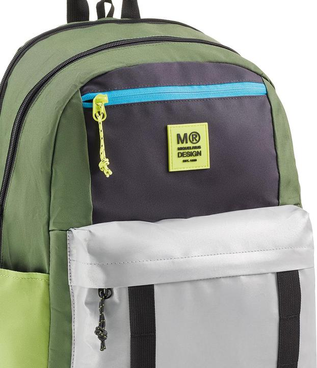 Miquelrius Rucksack Triple Amsterdam Recy 28l 3 Fächern grün (28 l)