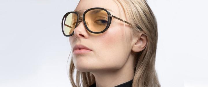 Actual product image Gunnar Gaming Brille Dume Gold Amber