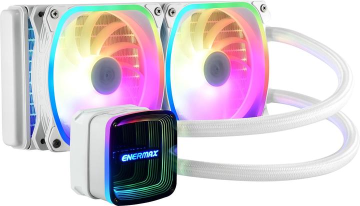 Produktbild Enermax AQUAFUSION ADV ARGB Snow White 240 AIO CPU Wasserkuehlung Intel LGA1700 AM5 Ready,250W+ TDP
