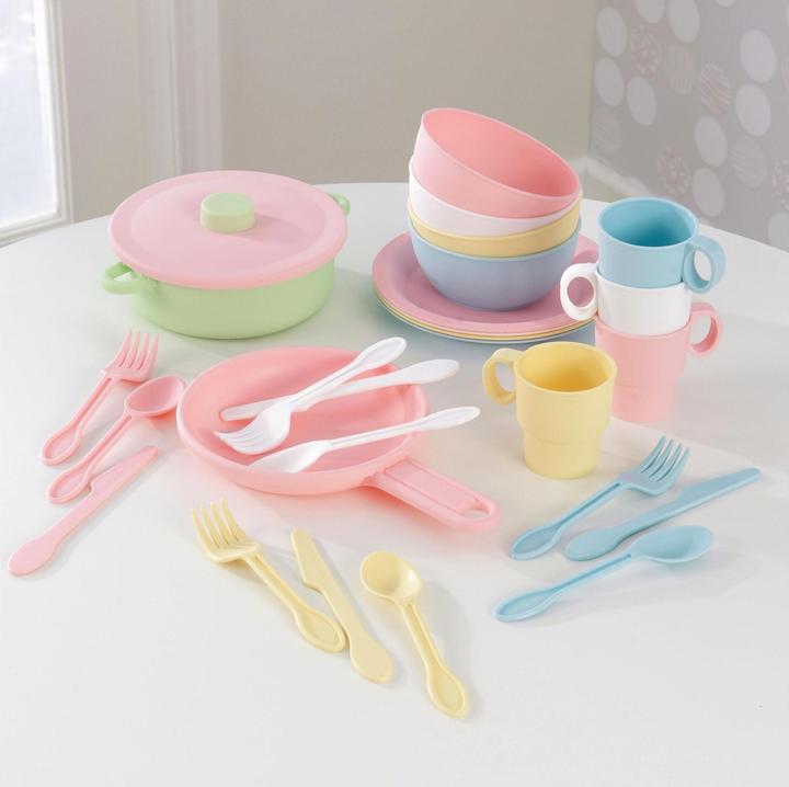 Immagine prodotto KidKraft 27-teiliges pastelfarbenes Koch-Set