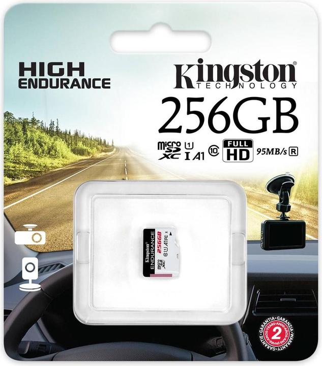 Immagine prodotto Kingston High Endurance (256 GB, microSDXC, U1, UHS-I)