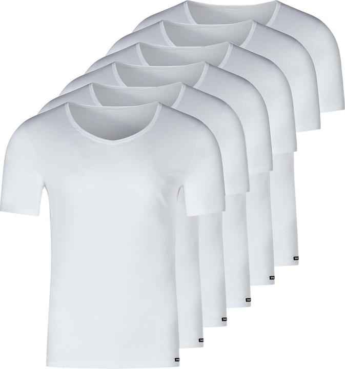Skiny 6er Pack Unterhemd / Shirt Kurzarm Unterhemd / Shirt Kurzarm