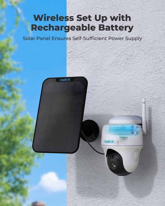 Image du produit Reolink Argus PT + Solarpanel (2560 x 1440 Pixels)
