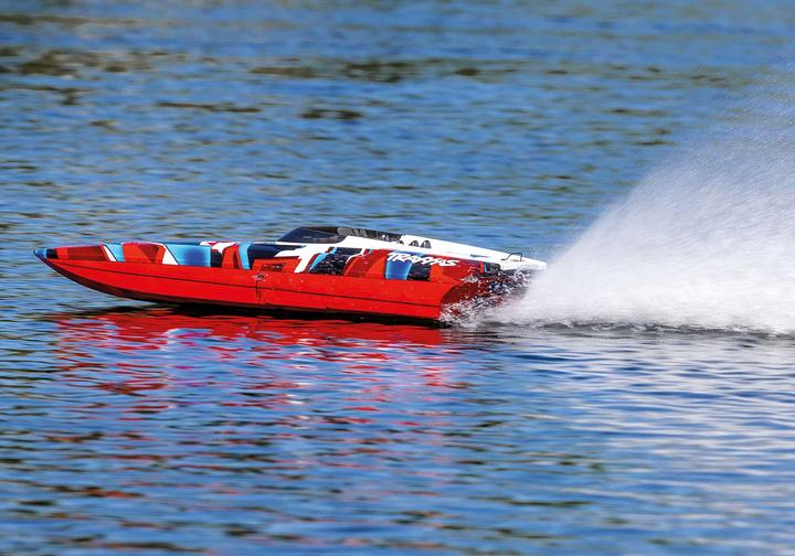 Produktbild Traxxas DCB M41 40 Zoll Catamaran Brushless Rot/Blau