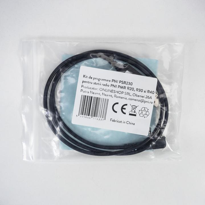 Actual product image PNI PSR230 programming cable for PMR R10, R20, R30, R40, R45 and CB HP 82 radios