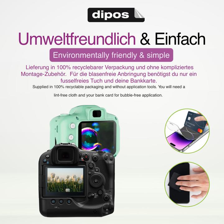 Produktbild Dipos Schutzfolie Klar für Panasonic Lumix DC-S5M2X (Displayschutz)