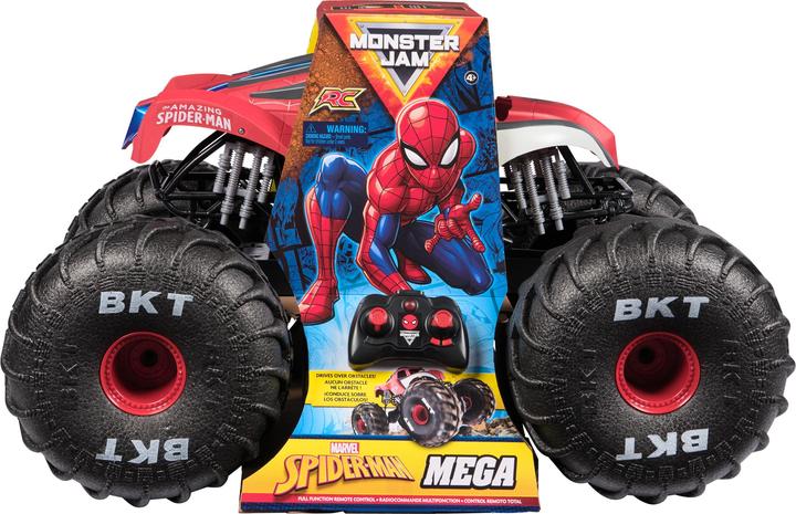 Actual product image Monster Jam Marvel Mega Spider-Man RC Monster Truck