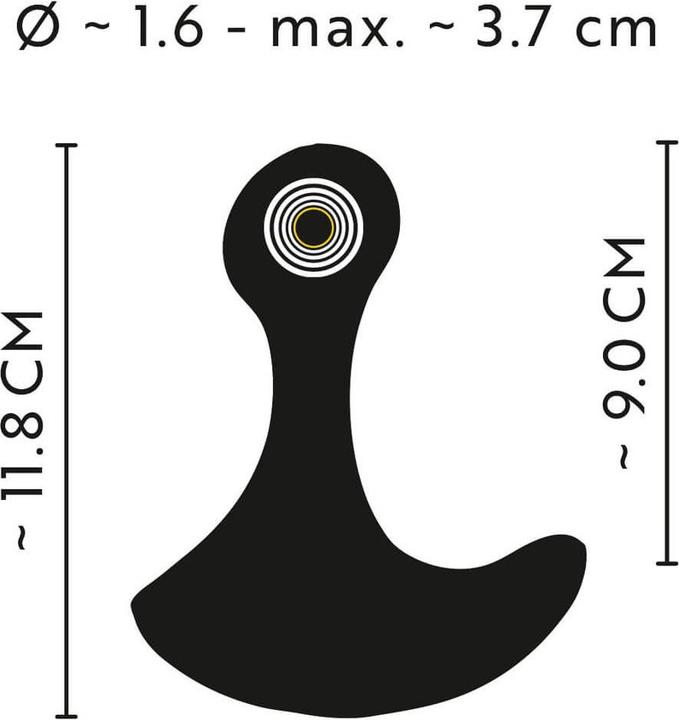 Actual product image Anos RC Prostate massager with