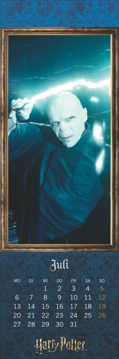 Produktbild Harry Potter Lesezeichen & Kalender 2026 (6 x 18 cm, Harter Einband, Deutsch)