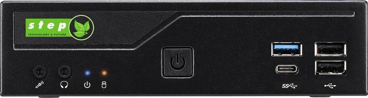 Actual product image Step PC Micro DS6012 incl. Windows 11 Pro (4-core i3-12100 H610 8GB 256GB NVMe SSD 2x DP 1x HDMI) (Intel Core i3-12100, 8 GB, 256 GB, UHD Graphics 730)