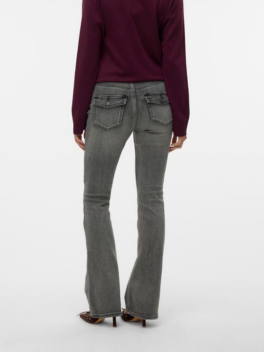 Actual product image Vero Moda VMFLASH Mid Rise Ausgestellt Jeans Ausgestellt (XS)