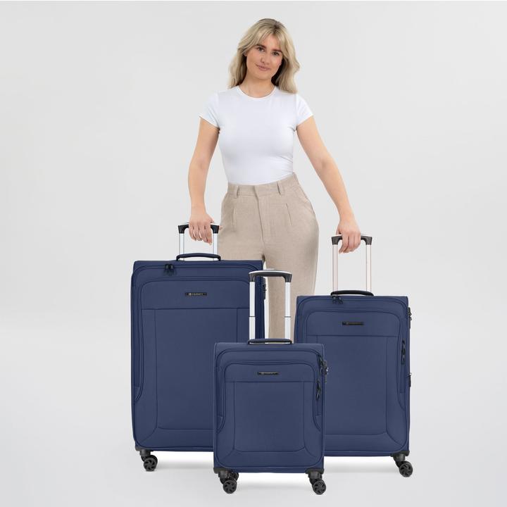 Produktbild Franky Melbourne 3.0 4-Rollen Kofferset 3tlg. mit Dehnfalte (180 l, XL (ab 115l))