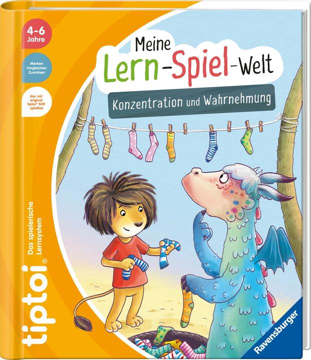 tiptoi Meine Lern-Spiel-Welt: Konzentration und Wahrnehmung (Deutsch, Antje Hagemann, Helen Seeberg, 2023)