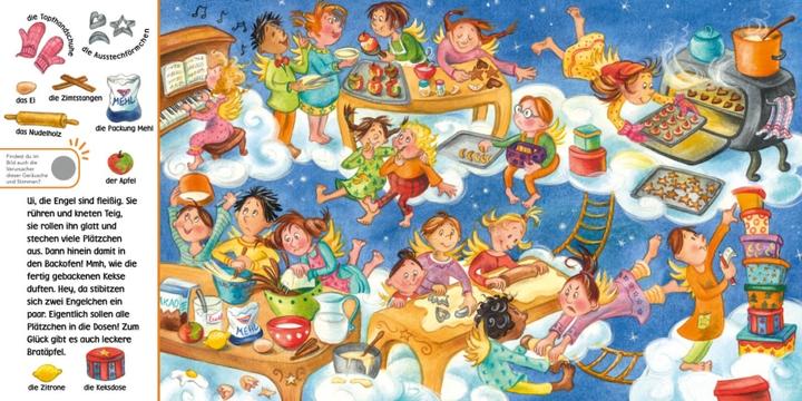Produktbild Hör mal (Soundbuch): Wimmelbuch: Weihnachten (Marion Elitez, Deutsch)