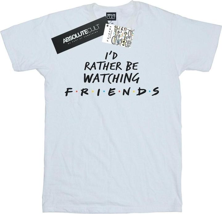 Produktbild Friends Rather Be Watching Boyfriend Fit TShirt (L)