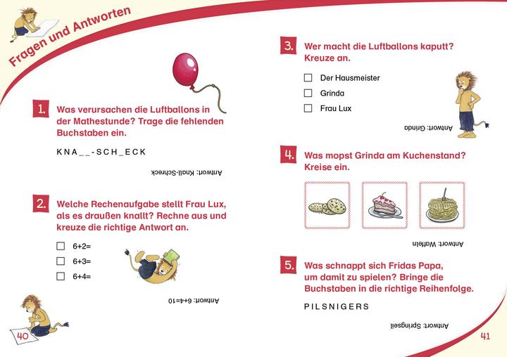 Produktbild Leselöwen 1. Klasse - Ein Gespenst auf dem Schulhof (Deutsch, Katja Richert, Loewe Erstlesebücher, Steffen Gumpert, 2020)