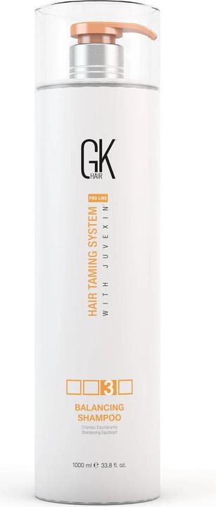 Actual product image Gk Hair Global Keratin Balancing Shampoo 1000ml 33.8 Fl Oz for Oily and Colour Treated Hair Deep Cleansing (1000 ml, Liquid shampoo)