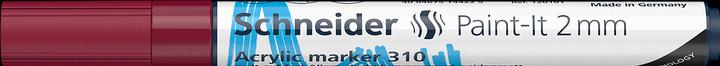 Valori nutrizionali e ingredienti Schneider Pennarello acrilico Paint-It 310 2 mm rosso bordeaux (Borgogna, 2 mm, 1 x)