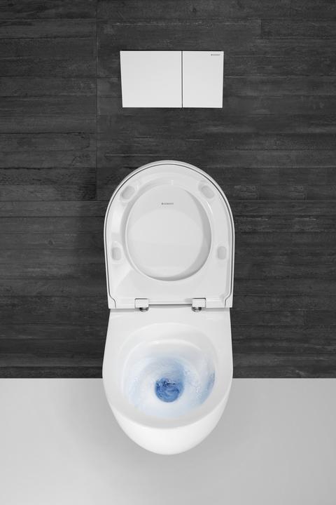 Actual product image Geberit Acanto wall-hung WC set